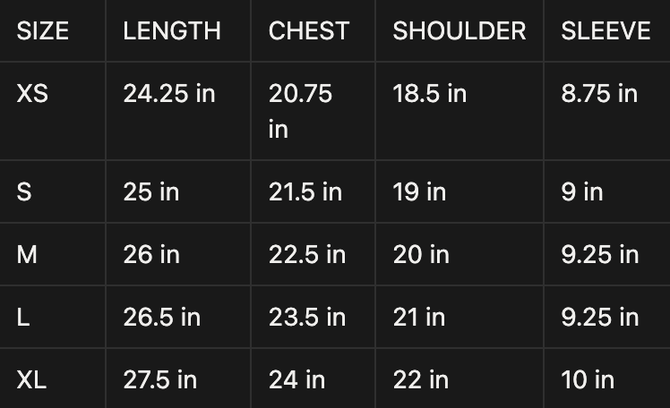 "lost in the darkness" boxy tee