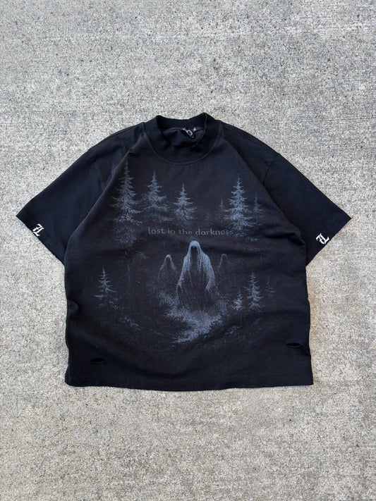 "lost in the darkness" boxy tee